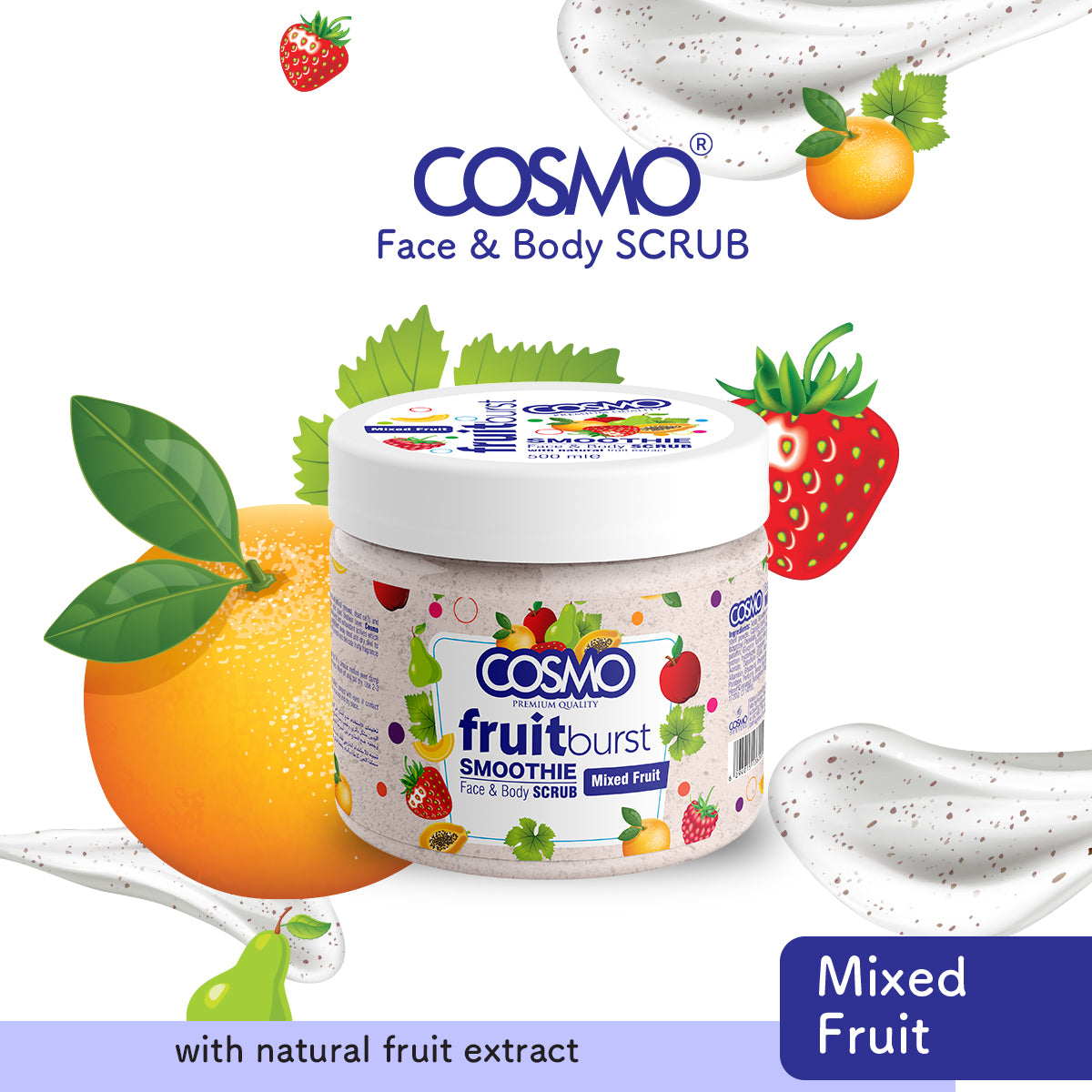 Mixed Fruit Face & Body Scrub